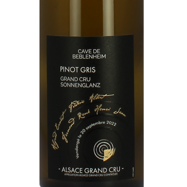 Pinot Gris Alsace Grand Cru Sonnenglanz - Cuvée 70ème Anniversaire – Image 2