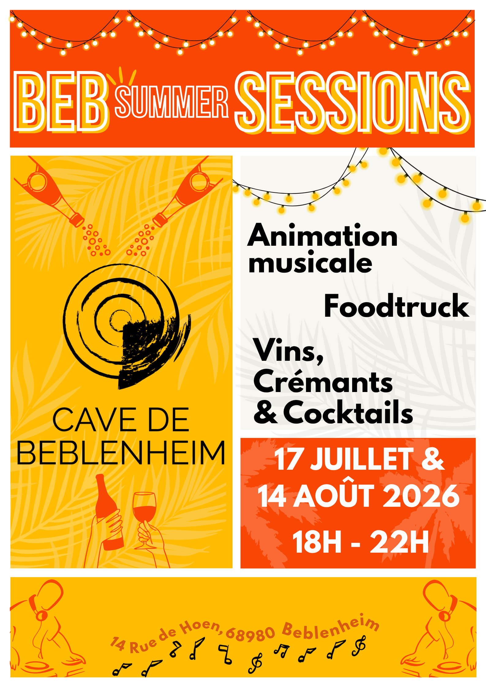 Affiche Beb Summer Sessions